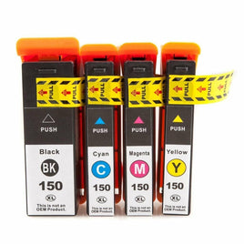 10 x Compatible Lexmark 150XL Ink Cartridge 14N1614AAN - 14N1618AAN (4BK 2C 2M 2Y)