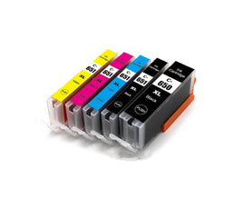 10 x Compatible Canon PGI-650XL CLI-651XL Ink Cartridge [2BK 2PBK 2C 2M 2Y]