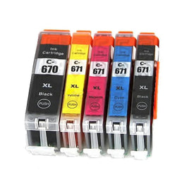 10 x Compatible Canon PGI-670XL CLI-671XL Ink Cartridge (2BK 2PBK 2C 2M 2Y)