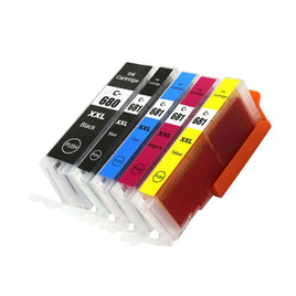 10 x Compatible Canon PGI-680XXL CLI-681XXL Extra High Yield Ink Cartridge (2BK 2PBK 2C 2M 2Y)