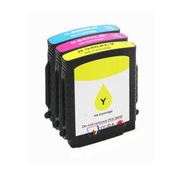 3 x Compatible HP 940XL CMY High Yield Colour Ink Cartridge C4907AA - C4909AA (1C 1M 1Y)