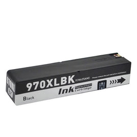 2 x Compatible HP 970XL Black Ink Cartridge CN625AA