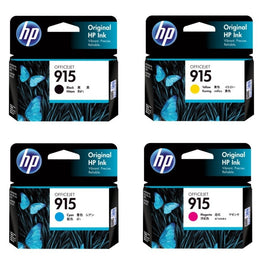 4 x Genuine HP 915 Ink Cartridge 3YM18AA - 3YM15AA (1BK 1C 1M 1Y)