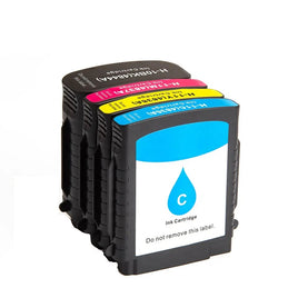 5 x Compatible HP 10 + HP 11 Ink Cartridge C4844AA, C4836AA - C4838AA (2BK 1C 1M 1Y)