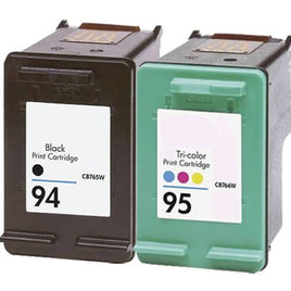 3 x Compatible HP 94 + HP 95 Inkjet Cartridge C8765WA + C8766WA (2BK 1CL)