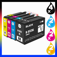 
              10 x Compatible HP 932XL 933XL High Yield Ink Cartridge CN053AA - CN056AA (4BK 2C 2M 2Y)
            