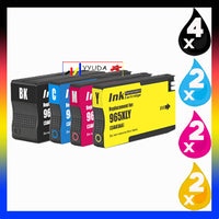 
              10 x Compatible HP 965XL High Yield Ink Cartridge 3JA84AA - 3JA81AA (4BK 2C 2M 2Y)
            