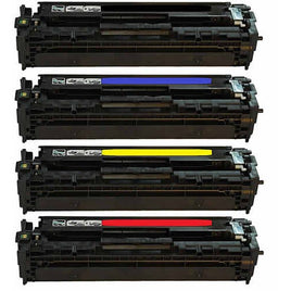 8 x Compatible HP 125A Toner Cartridge CB540A - CB543A (2BK 2C 2M 2Y)