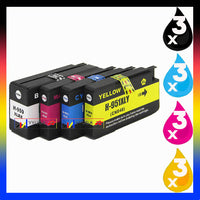 
              12 x Compatible HP 950XL 951XL High Yield Ink Cartridge CN045AA - CN048AA (3BK 3C 3M 3Y)
            