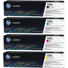 4 x Genuine HP 130A Toner Cartridge CF350A - CF353A