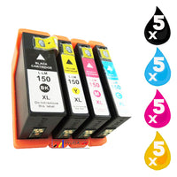 
              20 x Compatible Lexmark 150XL Ink Cartridge 14N1614AAN - 14N1618AAN
            