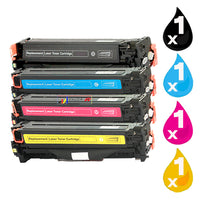 
              4 x Compatible HP 206X Toner Cartridge W2110X - W2113X
            