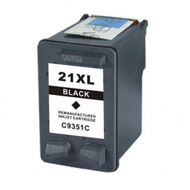 5 x Compatible HP 21XL Black Inkjet Cartridge C9351CA