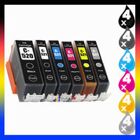 
              24 x Compatible Canon PGI-520 CLI-521 Ink Cartridge (4PBK 7M 4Y 9G)
            