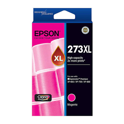 1 x Genuine Epson 273XL Magenta Ink Cartridge C13T275392