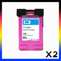 
              2 x Compatible HP 65XL Tri Colour Inkjet Cartridge N9K04AA - 300 Pages
            