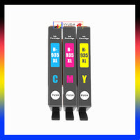 
              3 x Compatible HP 935XL CMY High Yield Colour Ink Cartridge C2P24AA - C2P26AA (1C 1M 1Y)
            