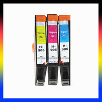 
              3 x Compatible HP 905XL CMY High Yield Colour Ink Cartridge T6M05AA - T6M13AA (1C 1M 1Y)
            