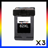 
              3 x Compatible HP 62XL Black Inkjet Cartridge C2P05AA - 600 Pages
            