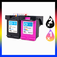 
              3 x Compatible HP 67XL High Yield Inkjet Cartridge 3YM57AA + 3YM58AA (2BK 1CL)
            