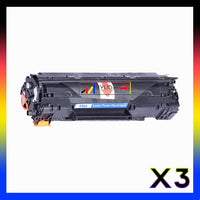 
              3 x Compatible HP 36A Black Toner Cartridge CB436A - 2,000 Pages
            