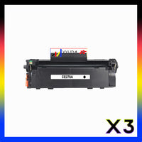 
              3 x Compatible HP 78A Black Toner Cartridge CE278A - 2,100 Pages
            