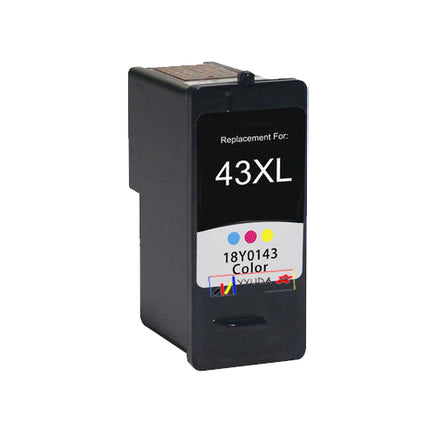 1 x Compatible Lexmark 43XL Colour Ink Cartridge 18Y0143A