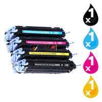 
              4 x Compatible HP 124A Toner Cartridge Q6000A - Q6001A (1BK 1C 1M 1Y)
            