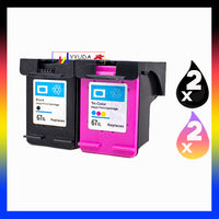 
              4 x Compatible HP 67XL High Yield Inkjet Cartridge 3YM57AA + 3YM58AA (2BK 2CL)
            