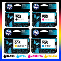 
              4 x Genuine HP 905 Ink Cartridge T6M01AA - T6L97AA (1BK 1C 1M 1Y)
            