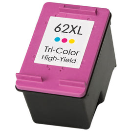 2 x Compatible HP 62XL Tri Colour Inkjet Cartridge C2P07AA - 415 Pages