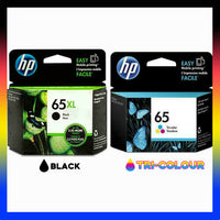 
              1 x Genuine HP 65XL Black + HP 65 Colour Ink Cartridge N9K04AA + N9K01AA
            