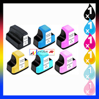 
              6 x Compatible HP 02 Ink Cartridge C8721WA - C8775WA (1BK 1C 1M 1Y 1LC 1LM)
            