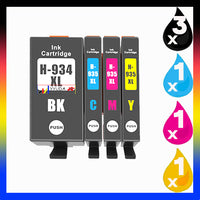 
              6 x Compatible HP 934XL 935XL High Yield Ink Cartridge C2P23AA - C2P26AA (3BK 1C 1M 1Y)
            
