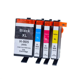 8 x Compatible HP 905XL High Yield Ink Cartridge T6M05AA - T6M17AA (2BK 2C 2M 2Y)
