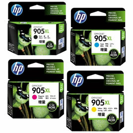 4 x Genuine HP 905XL Ink Cartridge T6M05AA - T6M17AA