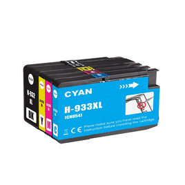 8 x Compatible HP 932XL 933XL High Yield Ink Cartridge CN053AA - CN056AA (2BK 2C 2M 2Y)