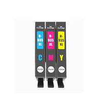 
              3 x Compatible HP 935XL CMY High Yield Colour Ink Cartridge C2P24AA - C2P26AA (1C 1M 1Y)
            