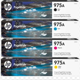 4 x Genuine HP 975A Ink Cartridge L0R88AA - L0R97AA