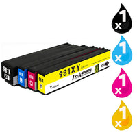 
              4 x Compatible HP 981X Ink Cartridge L0R12A - L0R09A
            