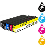 
              8 x Compatible HP 981X Ink Cartridge L0R12A - L0R09A
            