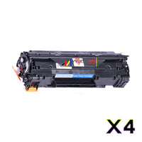 
              4 x Compatible HP CB435A Black Toner Cartridge
            