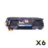 
              6 x Compatible HP CB435A Black Toner Cartridge
            