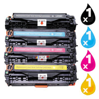 
              4 x Compatible HP 304A Toner Cartridge CC530A - CC533A
            