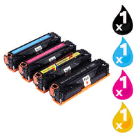 
              4 x Compatible HP 128A Black Toner Cartridge CE320A - CE323A
            