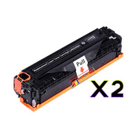 
              2 x Compatible HP 128A Black Toner Cartridge CE320A
            