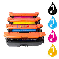 
              4 x Compatible HP 507X / 507A Toner Cartridge CE400X - CE403A
            