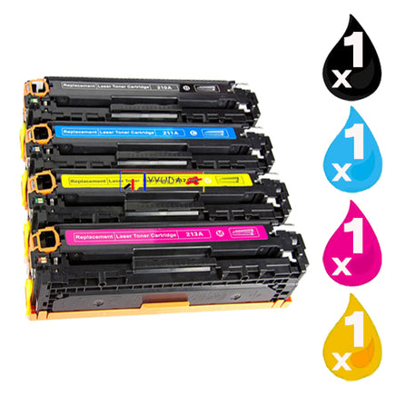 4 x Compatible HP 131X Toner Cartridge CF210X - CF213A (1BK 1C 1M 1Y)