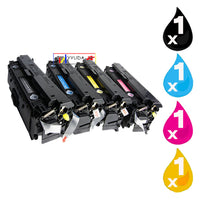 
              4 x Compatible HP 508X Toner Cartridge CF360X - CF363X
            