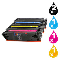 
              5 x Compatible HP 410X Toner Cartridge CF410X - CF413X
            